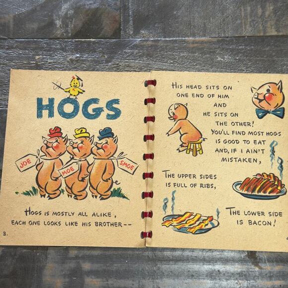 Vintage Hallmark Rufftex Card 40's "Sorry Yer Sick" Get Well Soon Card - Picture 5 of 9